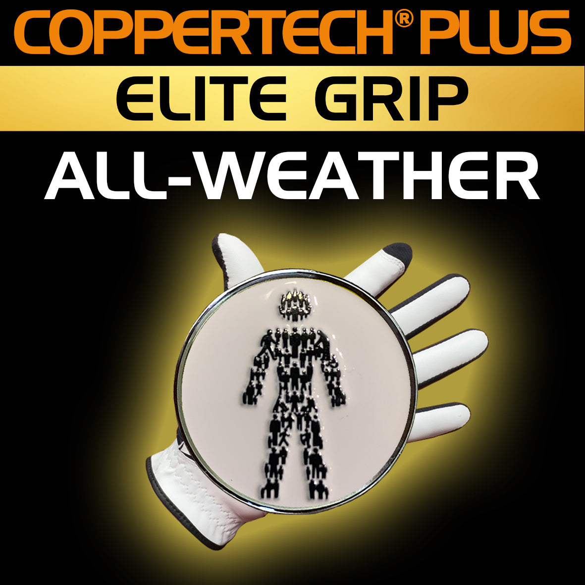 PROSTATE CANCER UK COPPERTECH PLUS ELITE GRIP ALL-WEATHER GLOVES
