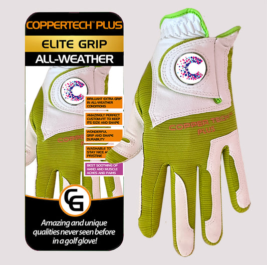 CANCER RESEARCH UK COPPERTECH PLUS ALL-WEATHER ELITE GRIP PINK/PINK GLOVES